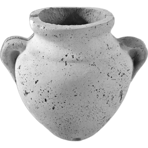 BELL WALL POT GREY RUSTIC LARGE