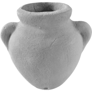 BELL WALL POT GREY SMALL